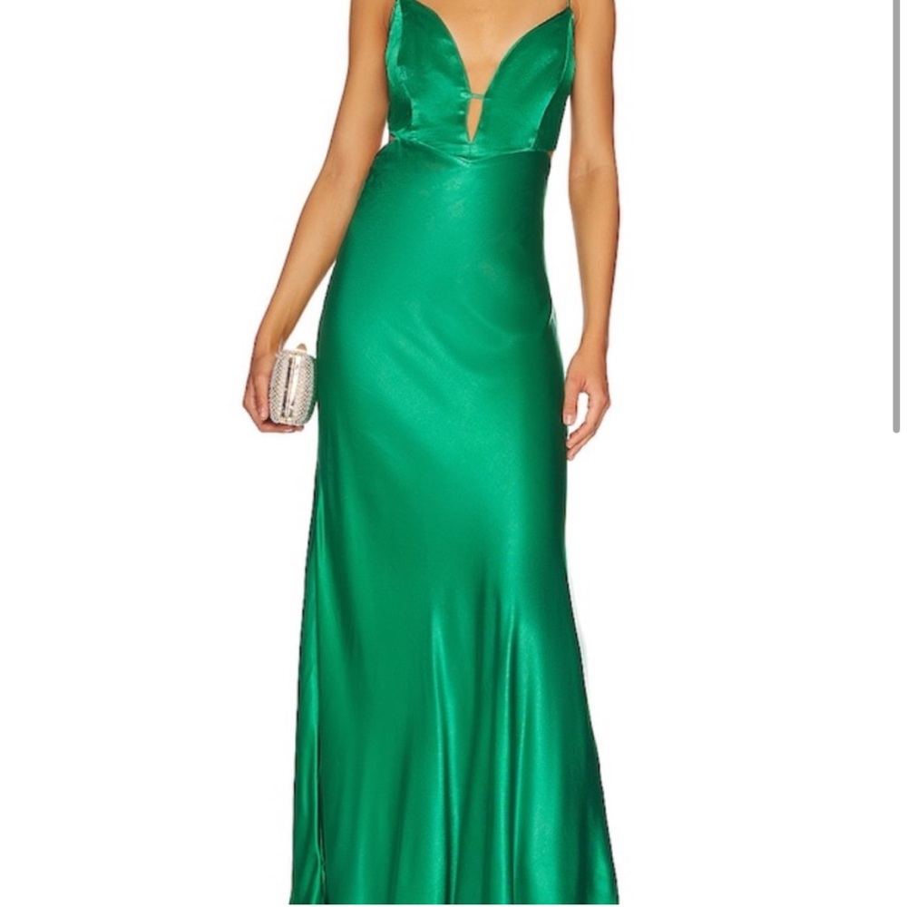 NWT Bardot Karlotta Cut Out Satin Dress